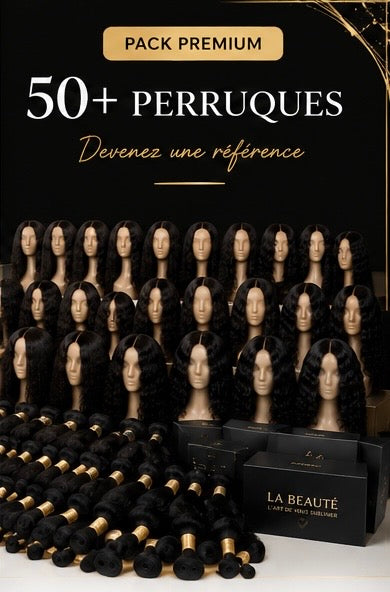 PACK PREMIUM / 50 PERRUQUES